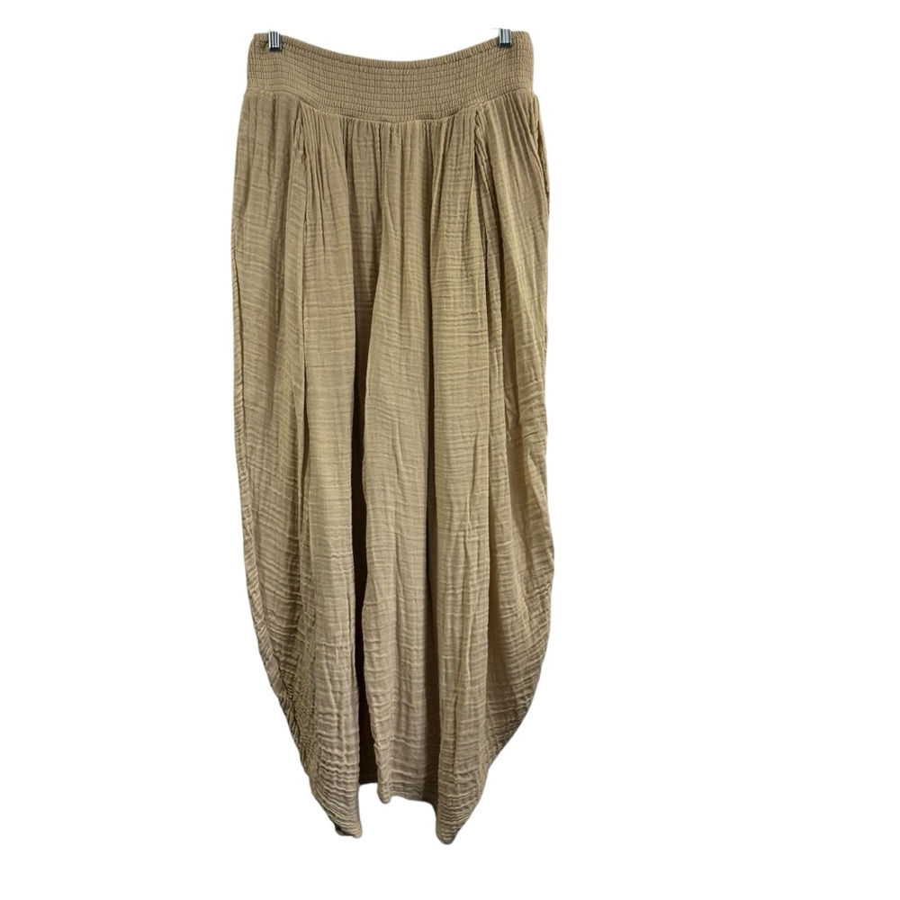 Free People Mikah Tapered Pants in Cream Brûlée Size XL NEW - Picture 4 of 13